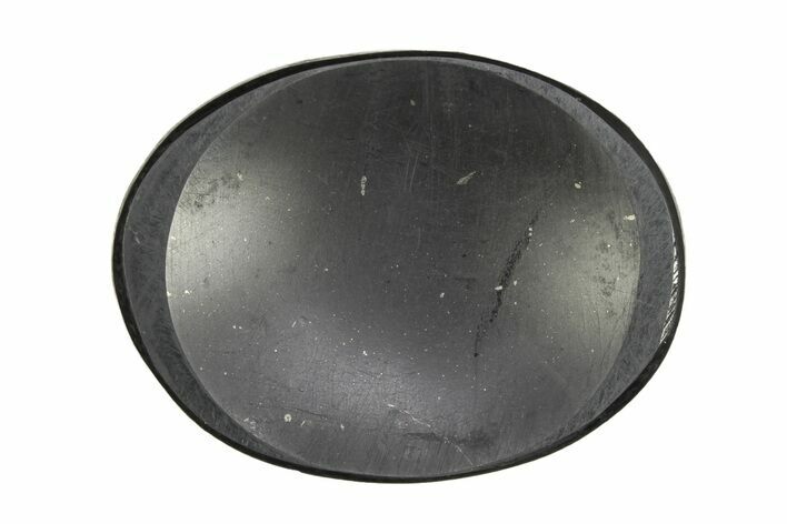 Polished Shungite Worry Stones - 1.5" Size - Photo 1